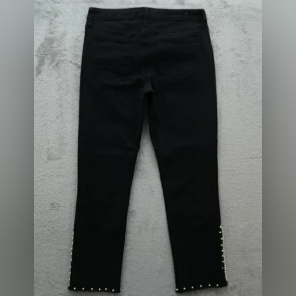 Women's Black Jeans By Blue Desire, Midrise Sz 9, 29x26 - Picture 12 of 14